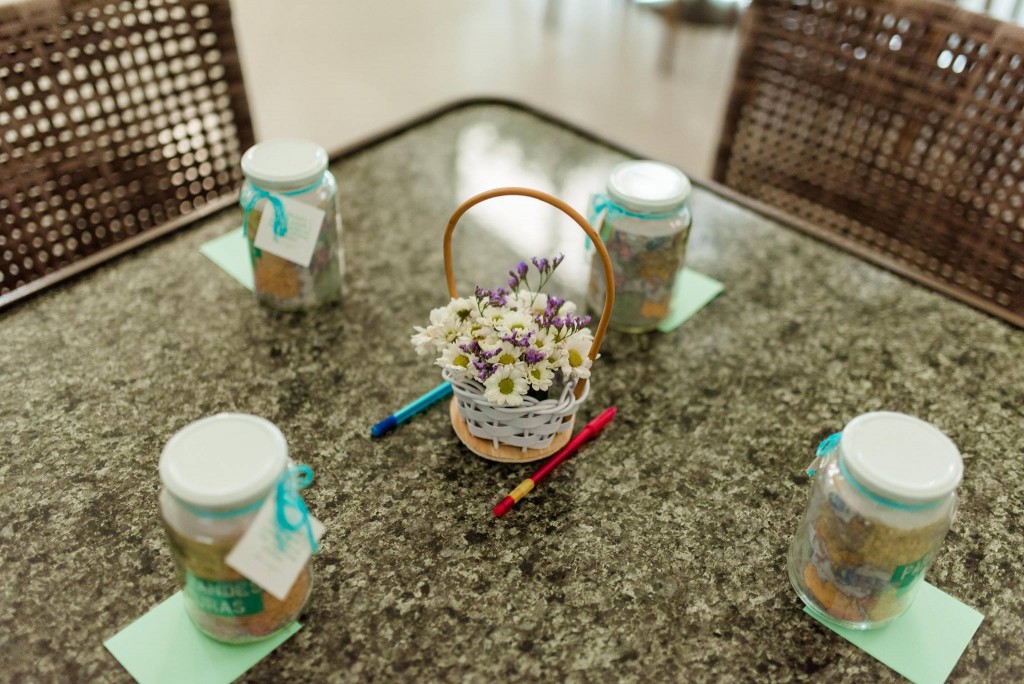 Chá de panela com decoração de viagem | Casamento Dy e Otávio